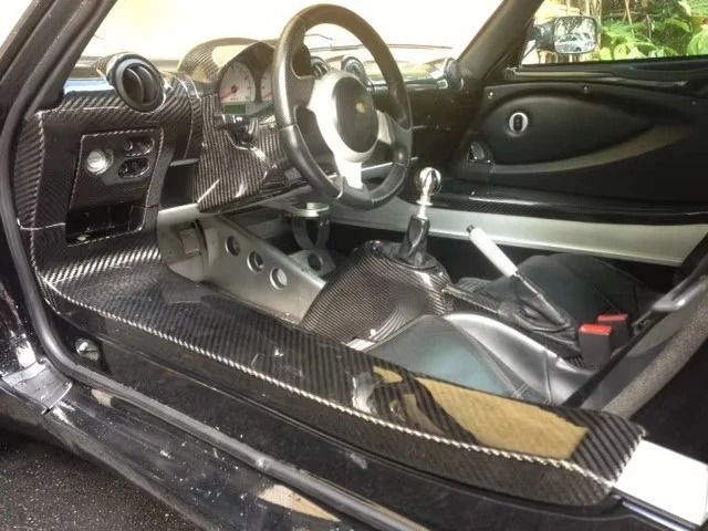 Dry Carbon Fiber Interior Trim Trade Assurance Dry Carbon Fiber Interior Trim Fit 08-11 Lotus Exige S2 Elise S2 Switch Panel